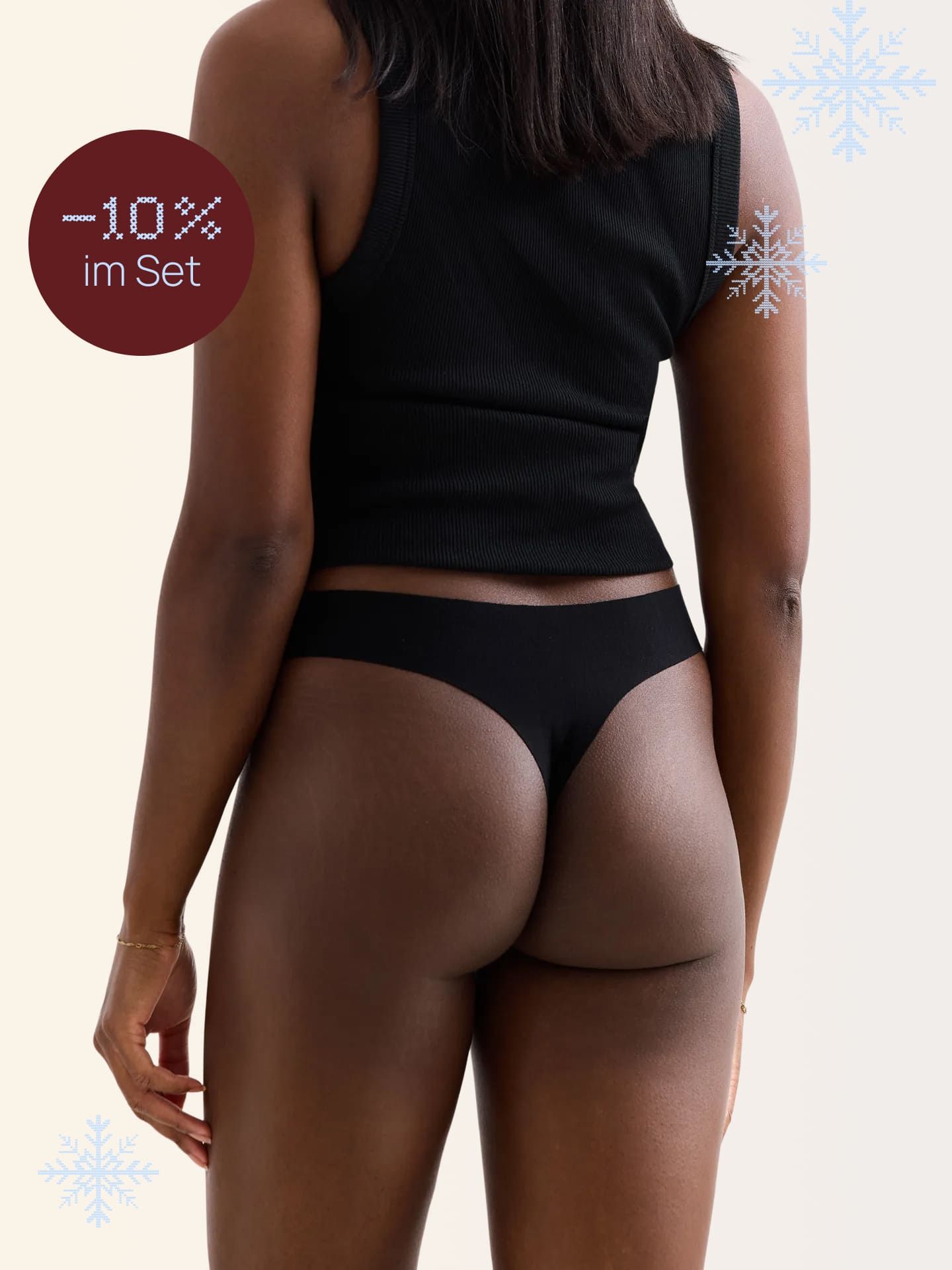 Light Touch Thong black